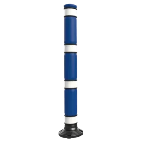 Hito abatible azul es un poste plástico de color azul especialmente útil para restringir zonas designadas para personas discapacitadas.